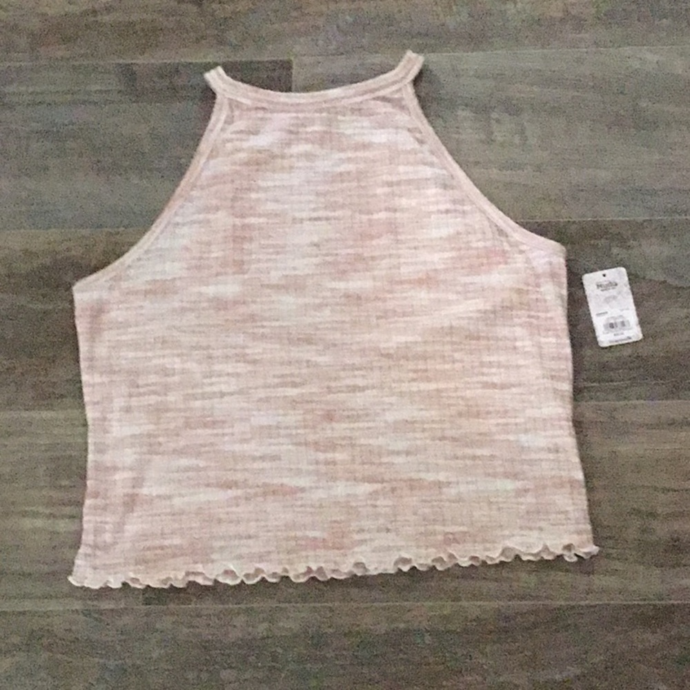 NWT Mudd Pink and white marbled look high top tank top size XXL